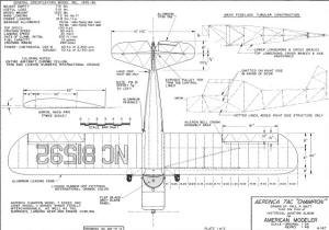 Aeronca 7AC Champion Plans from January 1968 American Aircraft Modeler