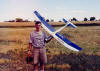 Kirt with Great Planes Spectra electric RC sailplane in Loveland, CO (c.2001) - Airplanes and Rockets