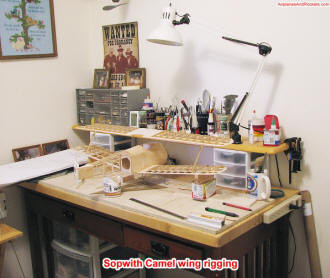 Sopwith Camel wings being rigged - Airplanes and Rockets