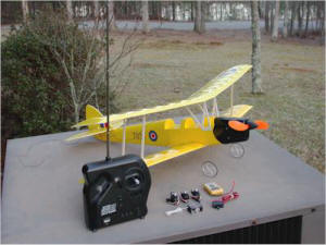 Kirt's GWS Tiger Moth & Futaba radio - Airplanes and Rockets