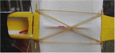 GWS Tiger Moth wing LE & TE reinforcements where rubber bands contact - Airplanes and Rockets
