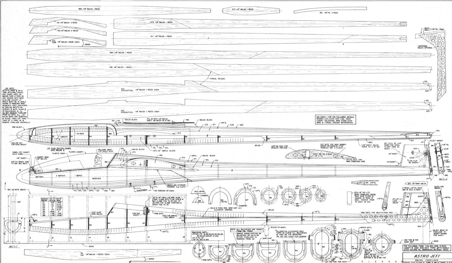 Woodwork Rc Glider Plans PDF Plans