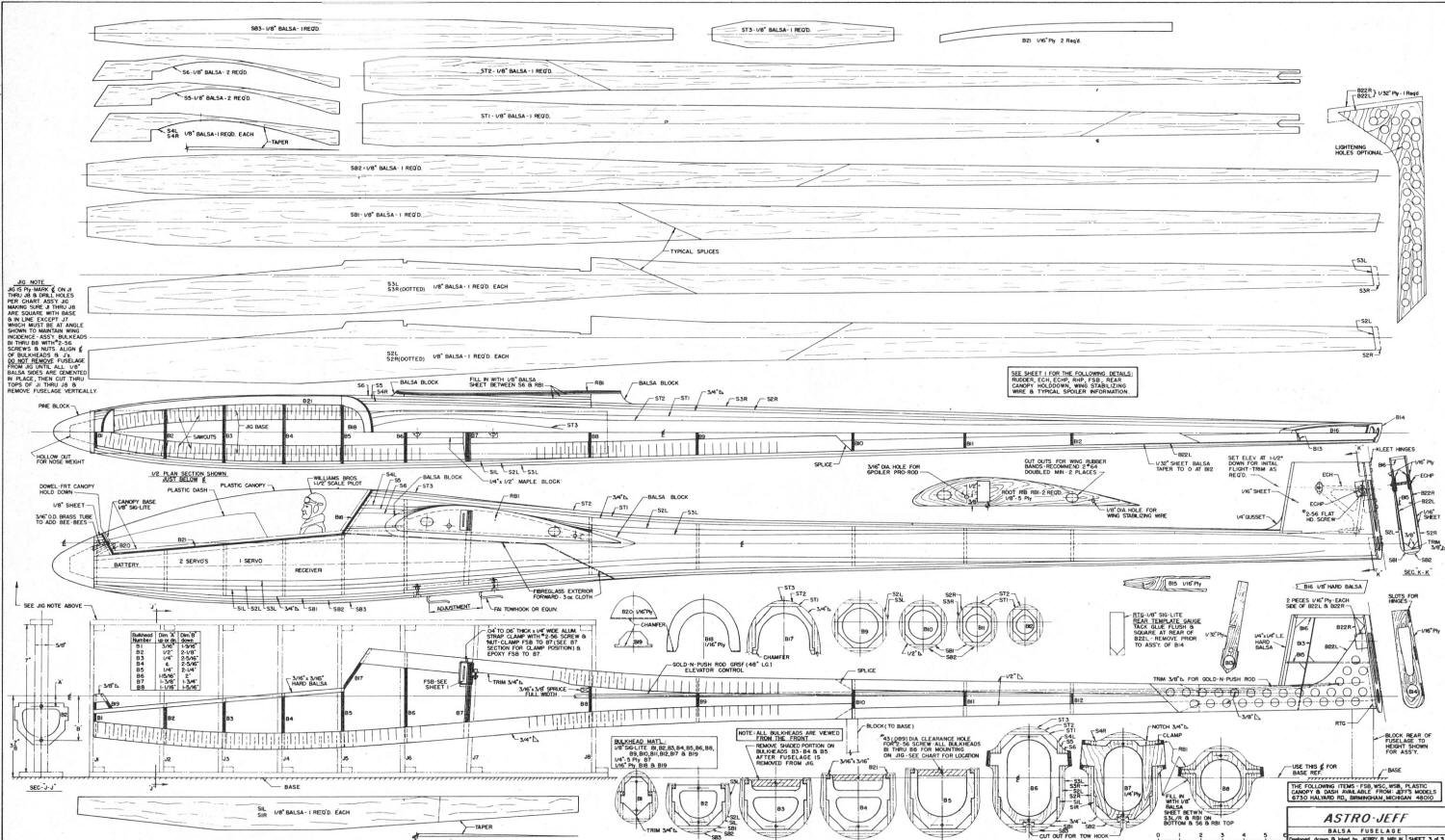 Woodwork Rc Glider Plans PDF Plans