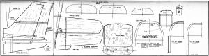 Bonanza Debonair Plans (sheet 2) - Airplanes and Rockets