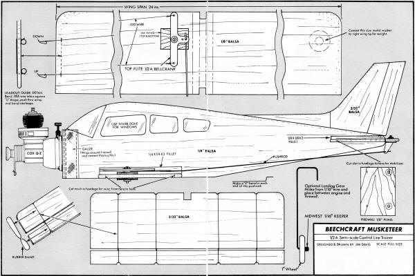Beechcraft Musketeer, Plans, March 1969 AAM - Airplanes and Rockets