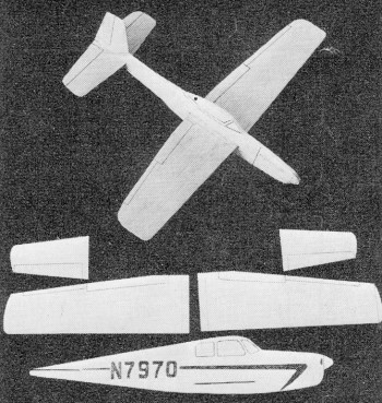 Models use same wings but Bonanza's tail is slightly longer, Bonanza and Mustang, Jan 1971 AAM - Airplanes and Rockets