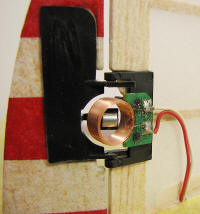Comet Sparky rudder with coil actuator - Airplanes and Rockets