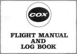 Cox Flight Manual & Log Book, Cover - Airplanes aand Rockets