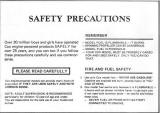 Cox Flight Manual & Log Book, Safety Precautions - Airplanes aand Rockets
