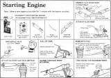 Cox Flight Manual & Log Book, Starting Engine - Airplanes aand Rockets
