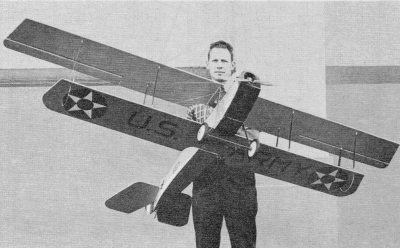 Curtiss JN-4D Jenny, author explains that wing tip skids are as important on model as on real Jenny.  (September 1968 American Aircraft Modeler) - Airplanes and Rockets