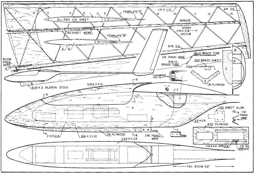 Balsa Glider Plans