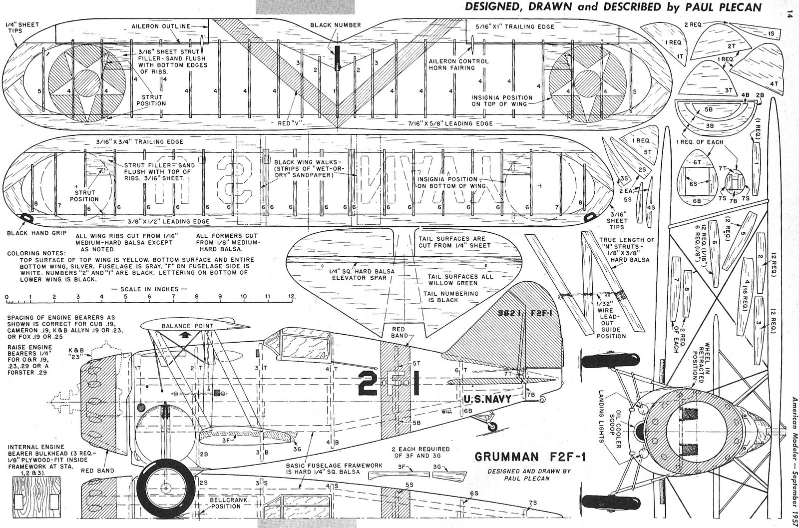 balsa wood model plane plans » woodworktips