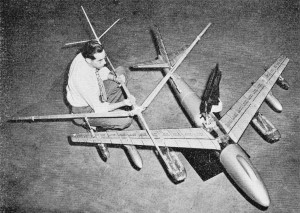 Models in Industry, Wind tunnel flutter model of Boeing B-47,Annual Edition 1969 AAM - Airplanes and Rockets