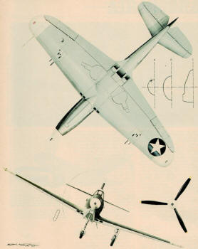 Airacobra 4-View (p1) , Sep 1973 AAM - Airplanes and Rockets