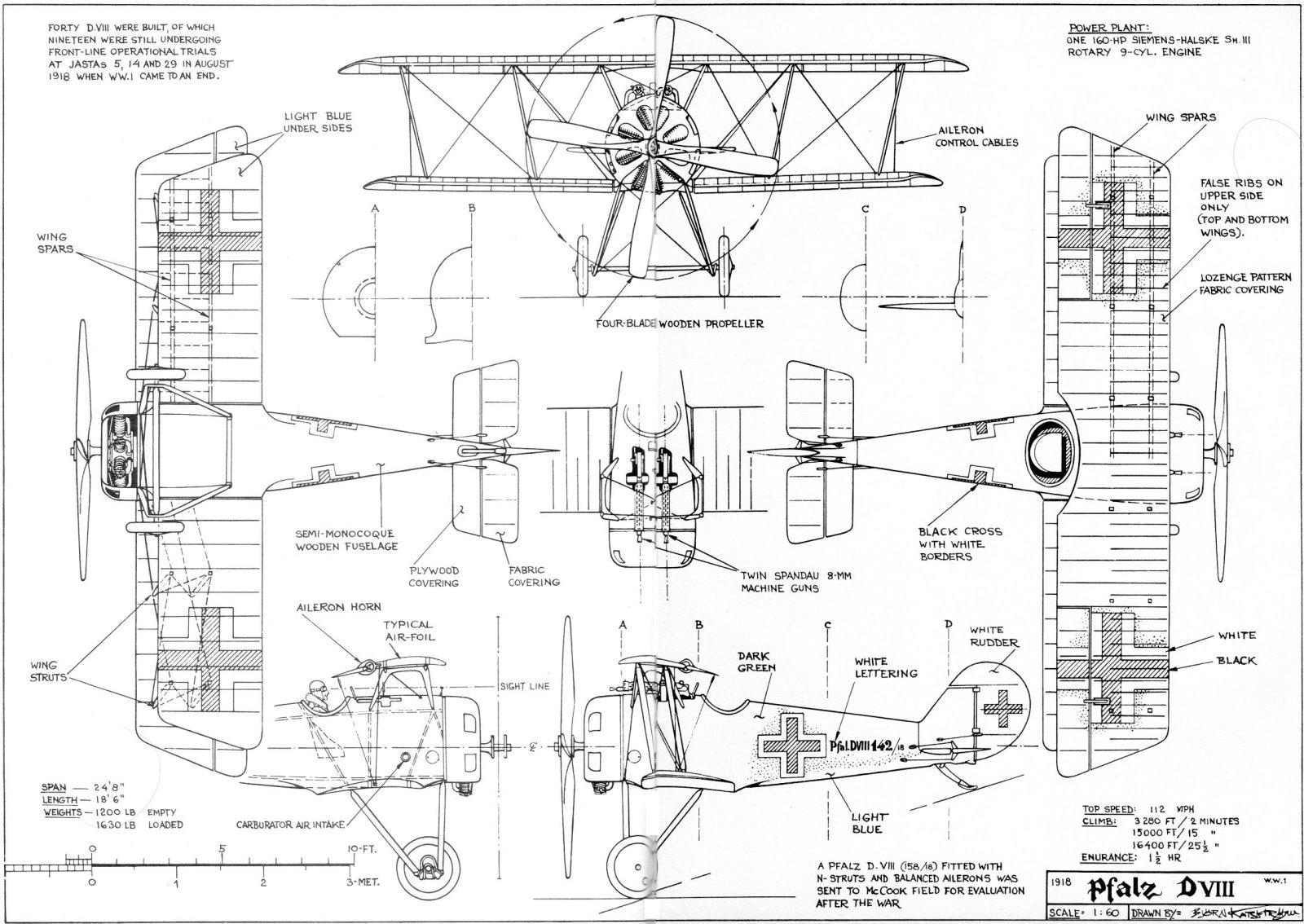 3 View Aircraft Drawings