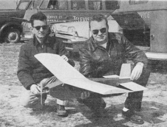 Charles Mogee and H. Donald Brown (right) with original "Ramblin' Wreck" - Airplanes and Rockets