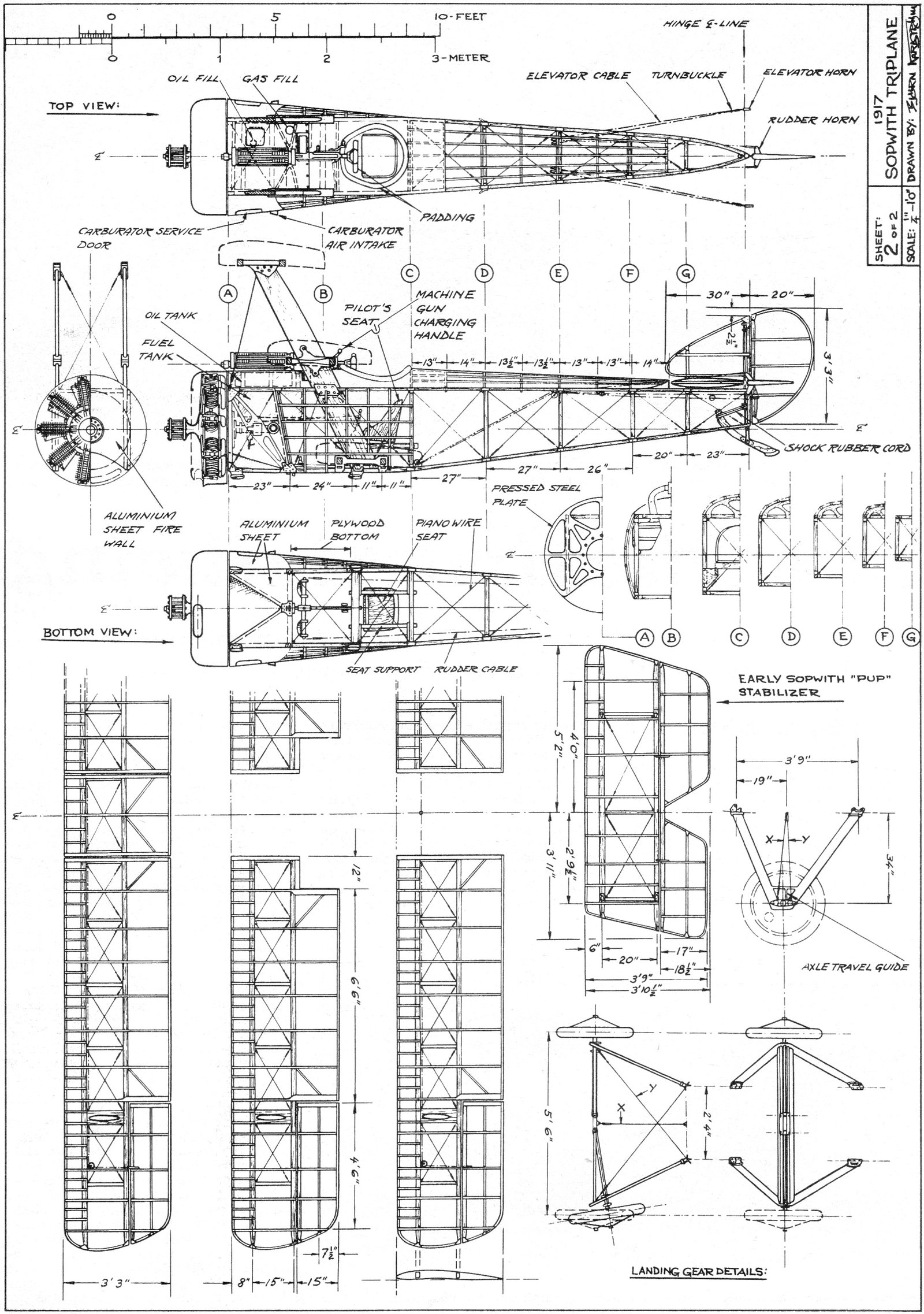 Sopwith Triplane Plans