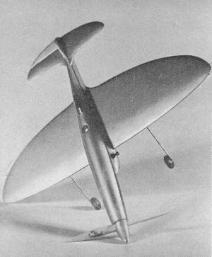 Stiletto, This futuristic-looking plane resembles ideas seen in Air Trails of the '40's, December 1970 AAM - Airplanes and Rockets