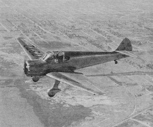 The 145-hp Warner-powered Ryan S-C prototype flies over San Diego Bay - Airplanes and Rockets