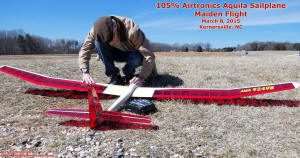 Kirt Blatenberger with 105% Aquila Glider - Airplanes and Rockets