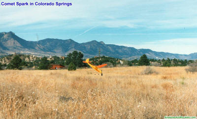 Comet Sparky flying in Colorado Springs - Airplanes and Rockets