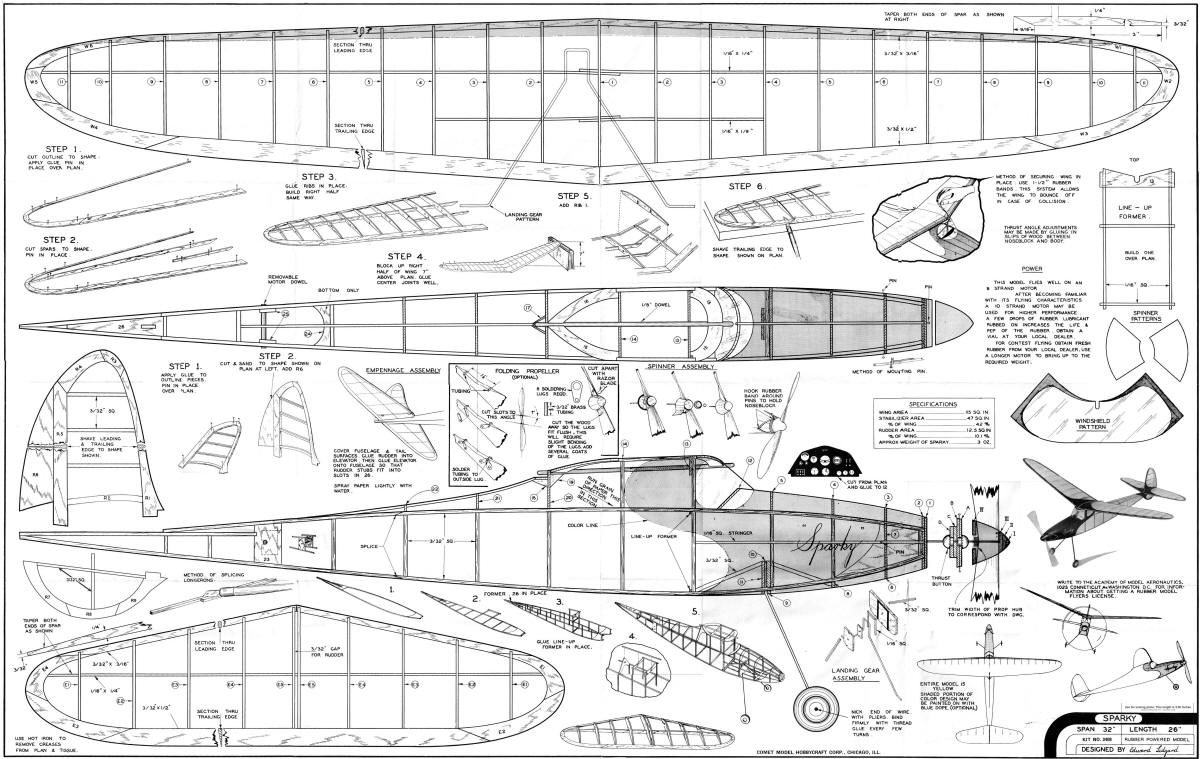 Woodwork Balsa Airplane Plans Free PDF Plans