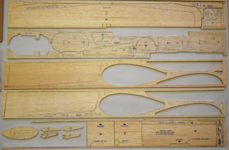 Jetco Sabre Stunter Kit Die Cut Sheets (2) - Airplanes and Rockets