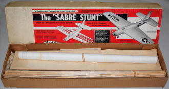 Jecto Sabre Stunt Kit box contents - Airplanes and Rockets