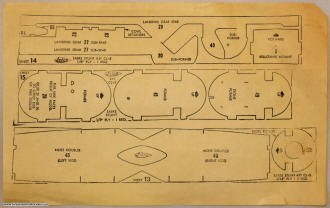 Jetco Sabre Stunter Kit Plywood Parts Drawing - Airplanes and Rockets