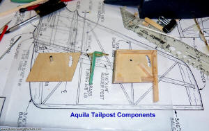 Aquila sailplane tailpost construction - Airplanes and Rockets