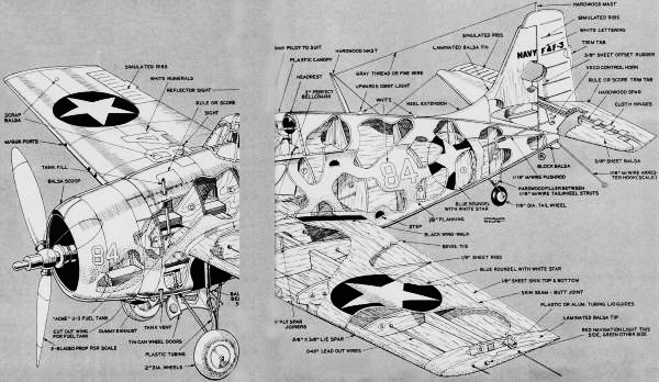Airframe construction drawing - Airplanes and Rockets