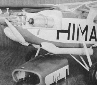Porter model with cowl removed - Airplanes and Rockets