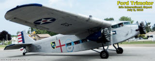 Ford Trimotor at Erie international Airport - Airplanes and Rockets