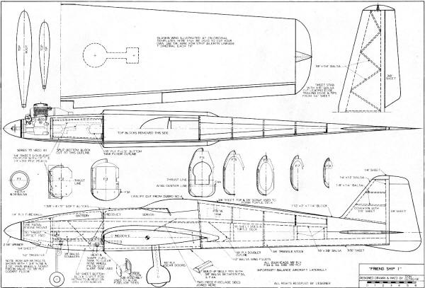 Friend Ship I Plans - Airplanes and Rocket