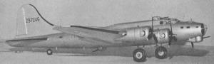 Side view of B-17 with retractable landing gear - Airplanes and Rockets