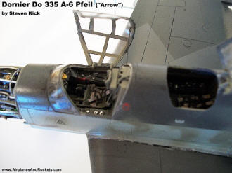 Dornier Do−335 A−6 cockpit detail (Steve Krick) - Airplanes and Rockets