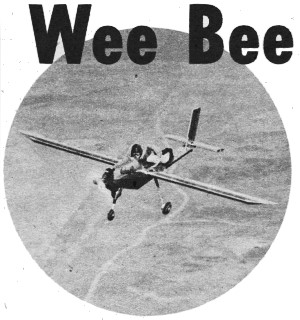 Wee Bee Article & Plans, November 1950 Air Trails - Airplanes and Rockets