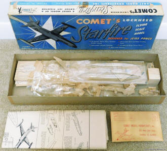  Comet Jetex-Powered F-94C Starfire Kit - Airplanes and Rockets