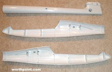 Graupner Cirrus R/C Sailplane Kit #4229 ABS Molded Fuselage Parts (worthpoint) - Airplanes and Rockets