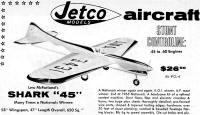 Jecto Shark 45 advertisement in November 1973 American Aircraft Modeler - Airplanes and Rockets