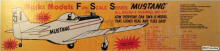Marks Model P-51 Mustang Kit (Original label) - Airplanes and Rockets
