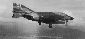 F-4 Phantom jet, wheels down - Airplanes and Rockets