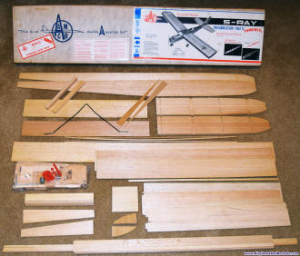 Andrews (AAMCo) S-Ray Balsa, Plywood, and Hardware - Airplanes and Rockets