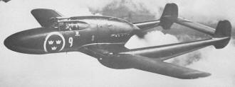  J 21 was fitted with one of the first production ejection seats - Airplanes and Rockets