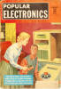 January 1955 Popular Electronics Cover - Airplanes & Rockets
