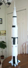 Estes Saturn V Model Rocket by Kirt Blattenberger - Airplanes and Rockets
