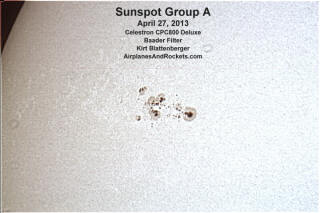Sunspot Group A - Airplanes and Rockets