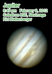 Jupiter photo through Celestron 8SE telescope using NexImage camera - Airplanes and Rockets