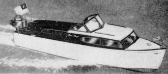 Outboard-type model boat controllable by radio - Airplanes and Rockets